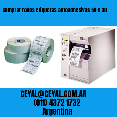 Comprar rollos etiquetas autoadhesivas 50 x 30
