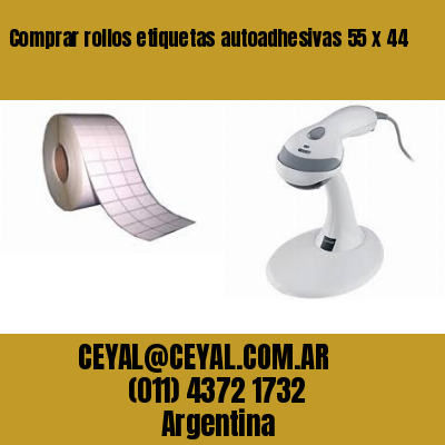 Comprar rollos etiquetas autoadhesivas 55 x 44