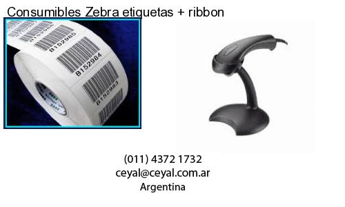 Consumibles Zebra etiquetas   ribbon