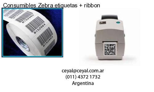 Consumibles Zebra etiquetas   ribbon
