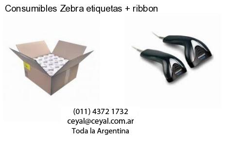 Consumibles Zebra etiquetas ribbon