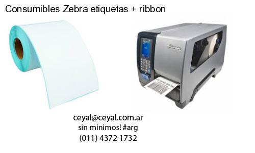 Consumibles Zebra etiquetas   ribbon