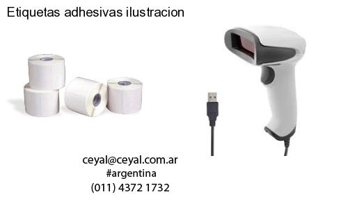 Etiquetas adhesivas ilustracion