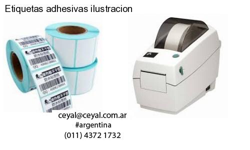 Etiquetas adhesivas ilustracion