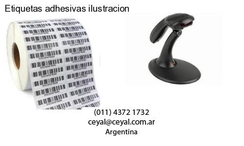 Etiquetas adhesivas ilustracion