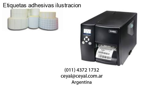Etiquetas adhesivas ilustracion