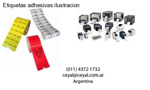 Etiquetas adhesivas ilustracion