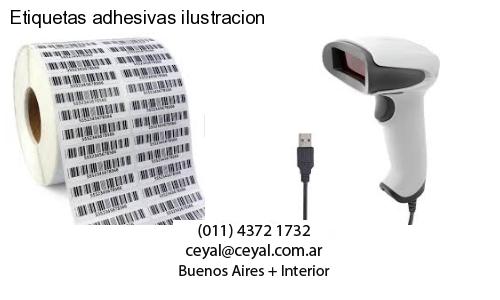 Etiquetas adhesivas ilustracion