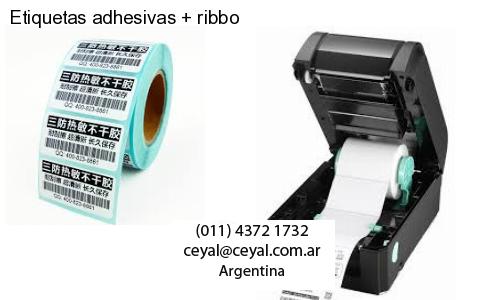 Etiquetas adhesivas   ribbo