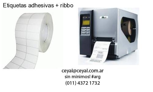 Etiquetas adhesivas   ribbo