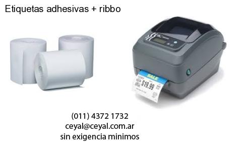 Etiquetas adhesivas   ribbo