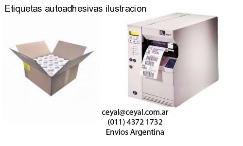 Etiquetas autoadhesivas ilustracion