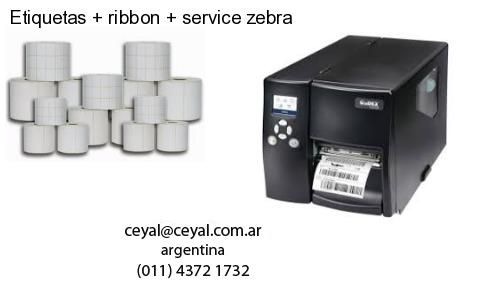 Etiquetas   ribbon   service zebra