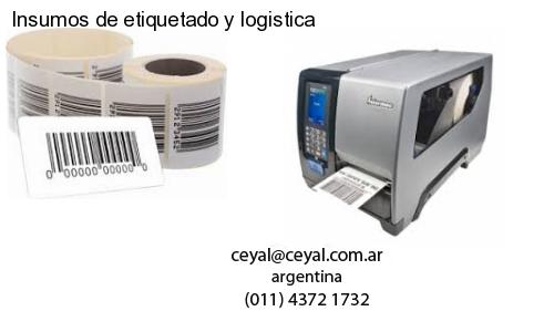 Insumos de etiquetado y logistica