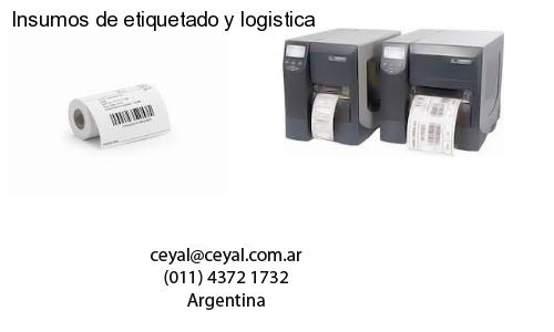 Insumos de etiquetado y logistica