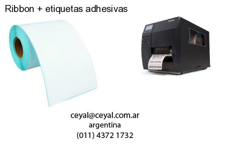 Ribbon etiquetas adhesivas