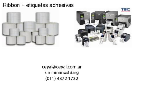 Ribbon etiquetas adhesivas