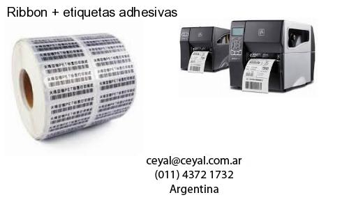 Ribbon etiquetas adhesivas