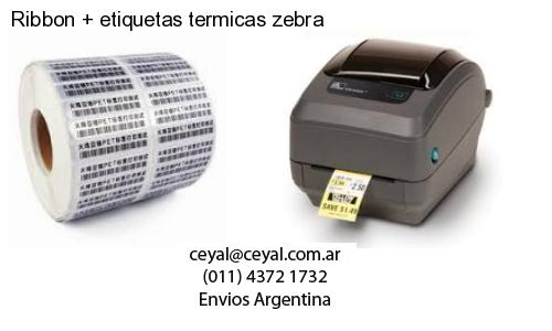 Ribbon etiquetas termicas zebra