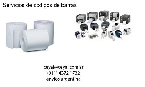 Servicios de codigos de barras