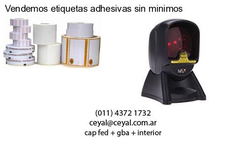 Vendemos etiquetas adhesivas sin minimos