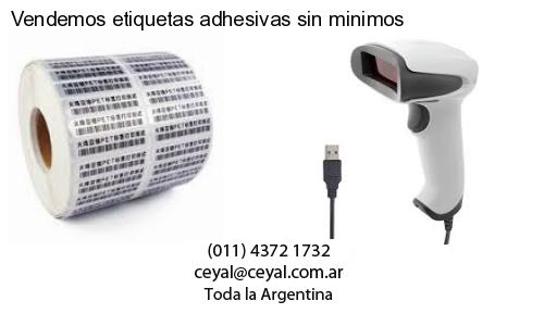 Vendemos etiquetas adhesivas sin minimos