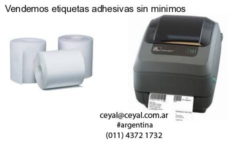 Vendemos etiquetas adhesivas sin minimos