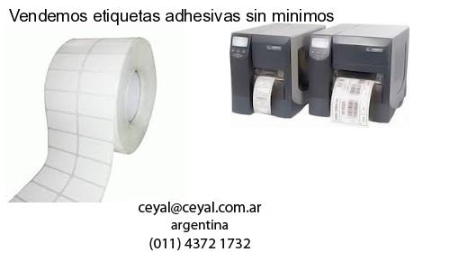 Vendemos etiquetas adhesivas sin minimos