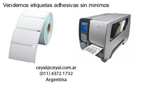 Vendemos etiquetas adhesivas sin minimos