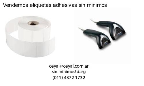 Vendemos etiquetas adhesivas sin minimos