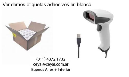 Vendemos etiquetas adhesivos en blanco