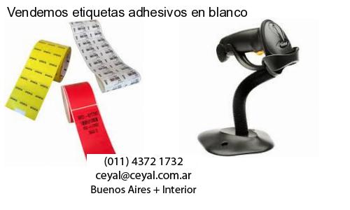 Vendemos etiquetas adhesivos en blanco