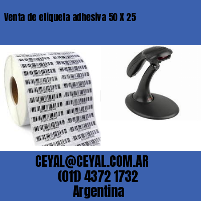 Venta de etiqueta adhesiva 50 X 25