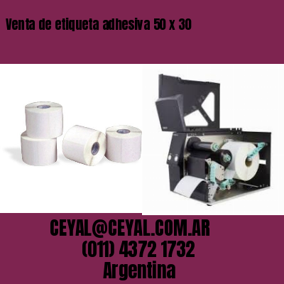 Venta de etiqueta adhesiva 50 x 30