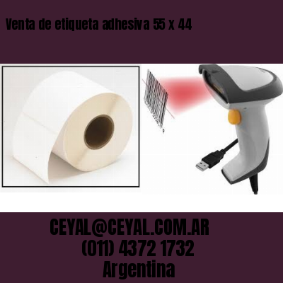 Venta de etiqueta adhesiva 55 x 44