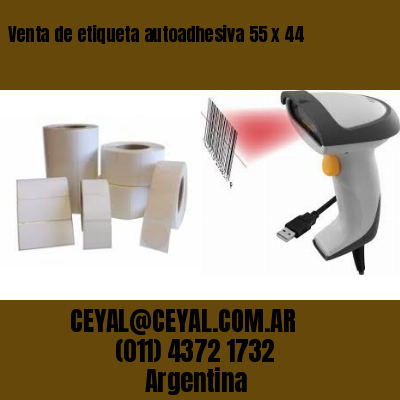 Venta de etiqueta autoadhesiva 55 x 44