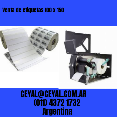 Venta de etiquetas 100 x 150