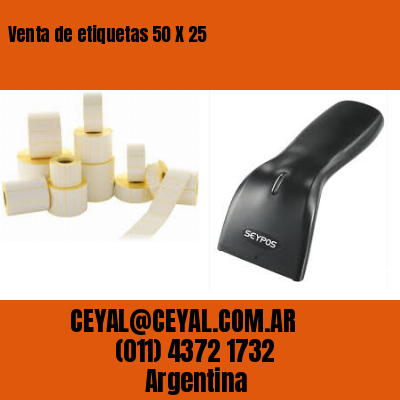 Venta de etiquetas 50 X 25