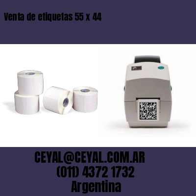 Venta de etiquetas 55 x 44