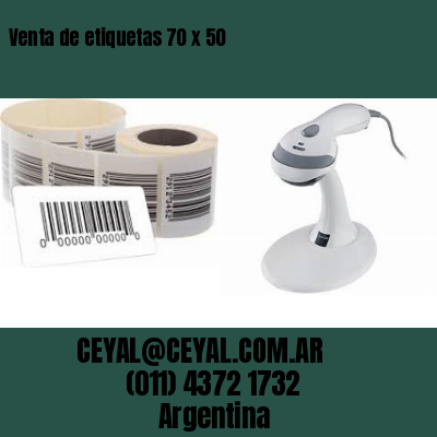 Venta de etiquetas 70 x 50