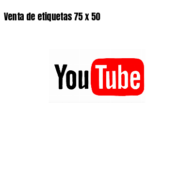 Venta de etiquetas 75 x 50