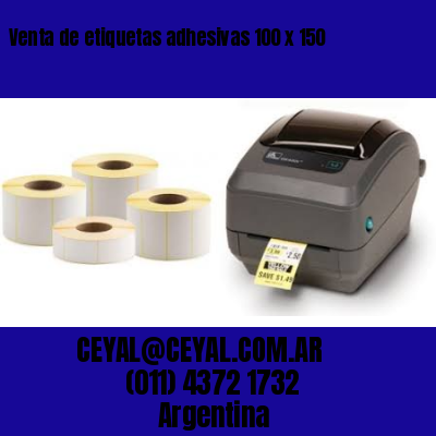 Venta de etiquetas adhesivas 100 x 150
