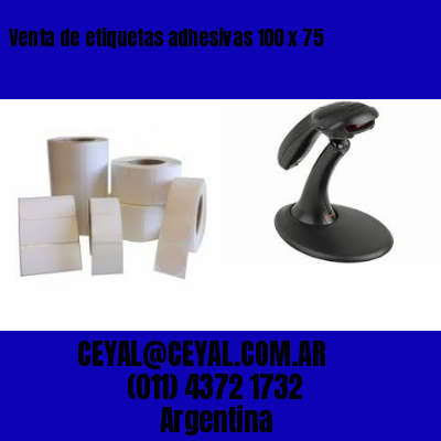 Venta de etiquetas adhesivas 100 x 75