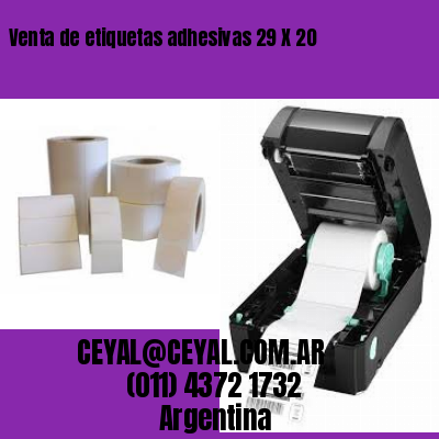 Venta de etiquetas adhesivas 29 X 20