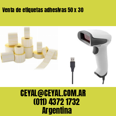 Venta de etiquetas adhesivas 50 x 30