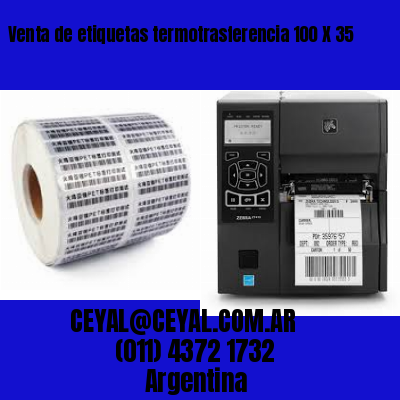 Venta de etiquetas termotrasferencia 100 X 35