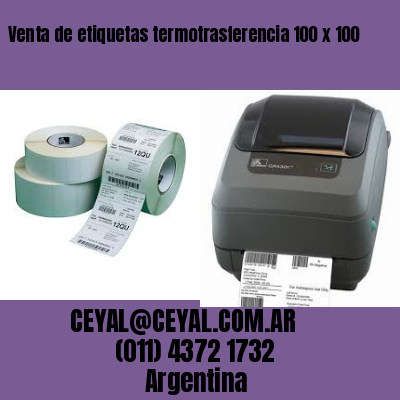 Venta de etiquetas termotrasferencia 100 x 100