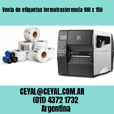 Venta de etiquetas termotrasferencia 100 x 150