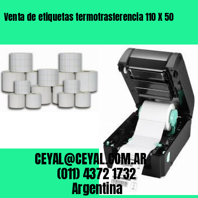 Venta de etiquetas termotrasferencia 110 X 50