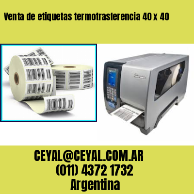 Venta de etiquetas termotrasferencia 40 x 40